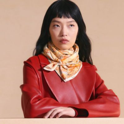 エルメス♡スカーフ付属カード 2024 SS【HERMES】シルクバンダナ 《アニマル・バンダナ